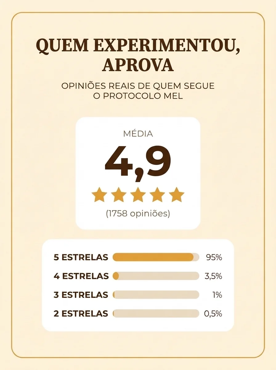 Quem experimentou, aprova: nota média 4,9 de 5 estrelas em 1758 opiniões.